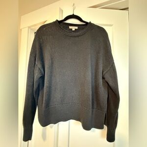 J Crew Black Knit Sweater